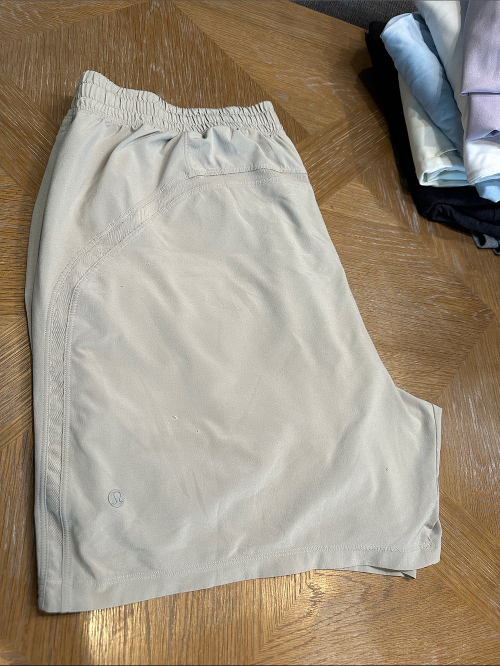 lululemon athletica Men’s Taupe Athletic Shorts